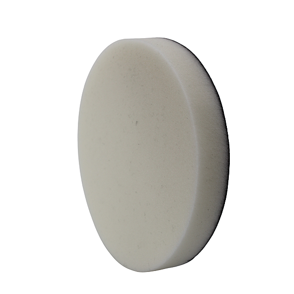 Boina De Espuma Branca 6 Polegadas Refino Com Velcro