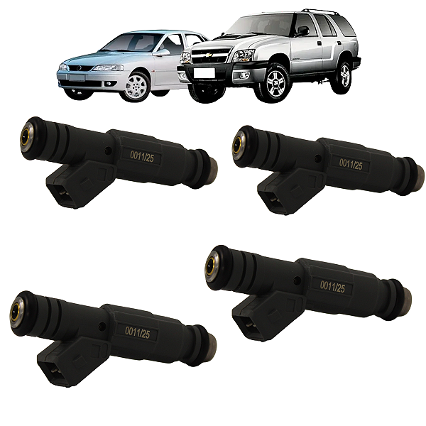 4 Bico Injetor Blazer 2.4 2000 01 02 À 2008 0280155821