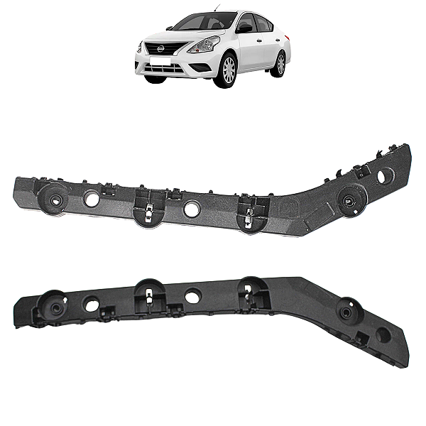 Par Guia Parachoque Traseiro Versa 2021 2022 2023 2024 2025 2026