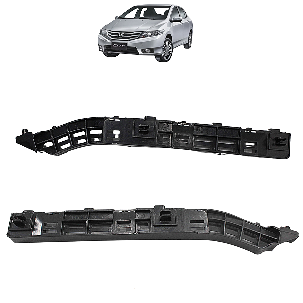 Kit Guia Parachoque Traseiro City 2010 2011 2012 2013 2014