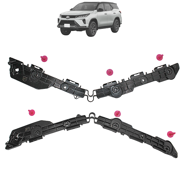 Kit Guia Parachoque Traseiro Sw4 2016 17 18 19 2020 21 Até 2025