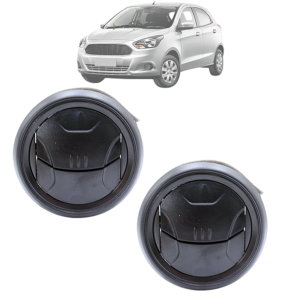 Kit 2 Difusor Saida De Ar Ka Sedan E Hatch 2015 16 17 18 Até 2021