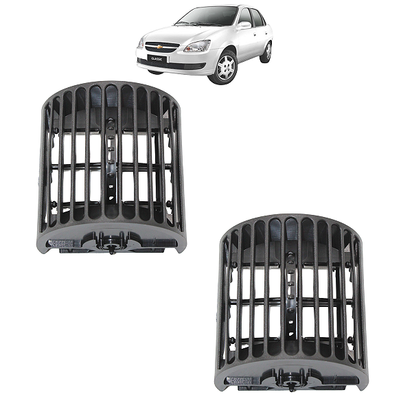 Kit 2 Difusor Ar Corsa Classic 1994 95 96 97 98 99 00 01 Até 2016