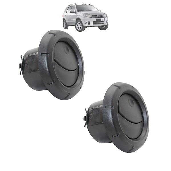 Kit 2 Difusor Saida De Ar Ecosport 2008 2009 2010 2011 2012