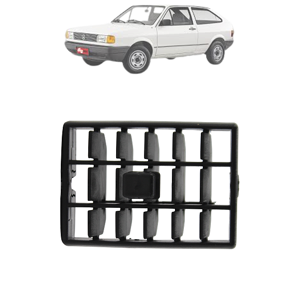 Grade Difusor Saída Ar Gol Parati Saveiro Voyage 1988 Até 1995 Preto