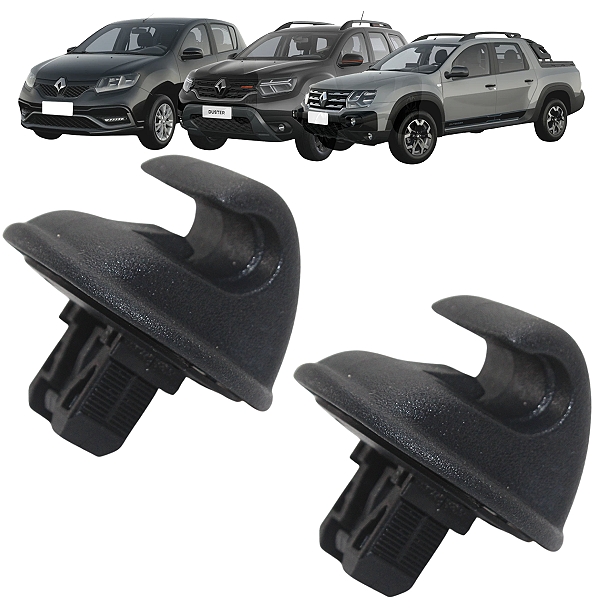 2 Suporte Quebra Sol Sandero 2012 13 14 15 A 2019 Original