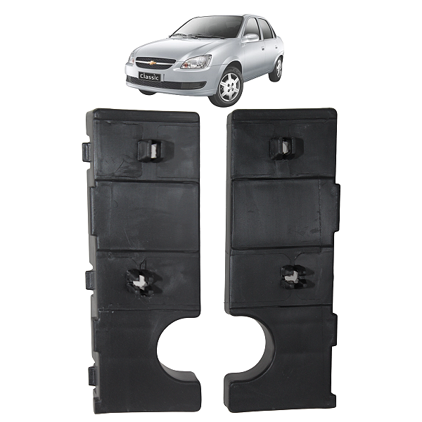 Par Guia De Parachoque Corsa Classic 2011 12 Até 2016 Dianteiro