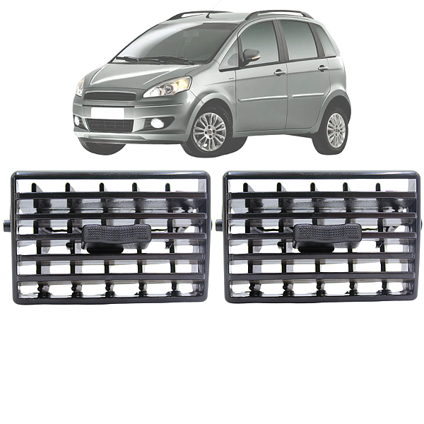 Kit 2 Grade Difusor Saída Ar Central Idea 2006 07 até 2014