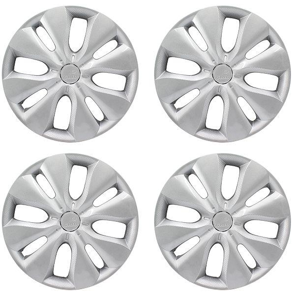 Jogo 4 Calotas Toyota Etios 2022 2023 Aro 14 Prata