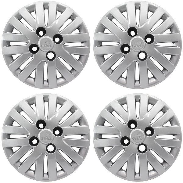 Jogo 4 Calotas Gol Voyage Saveiro G5 2009 / 2011 Aro 13