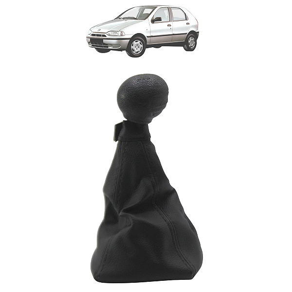 Kit Manopla Câmbio Marcha Bola Coifa Palio Weekeend Strada Modelo El 5M 1996 97 98 1999