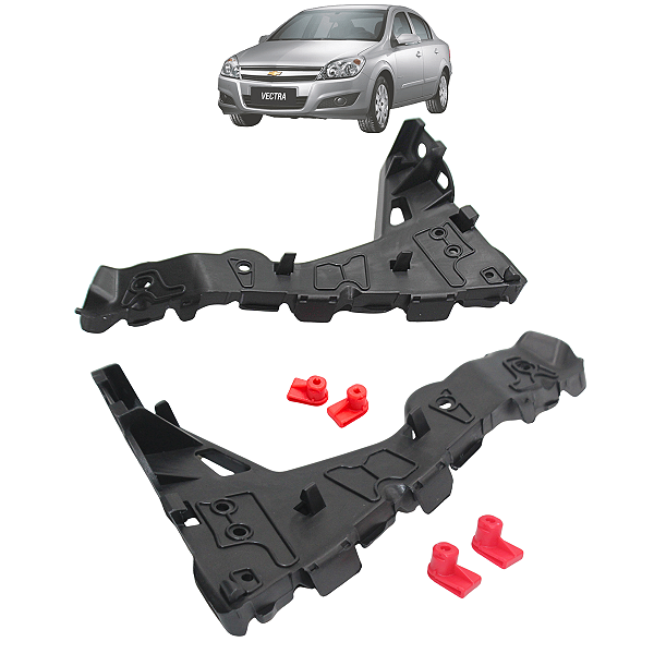 Par Guia Parachoque Vectra 2006 07 08 09 10 2011 Dianteiro