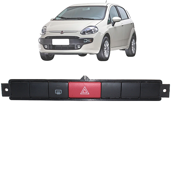 Interruptor Pisca Alerta Conjunto Painel Punto Original