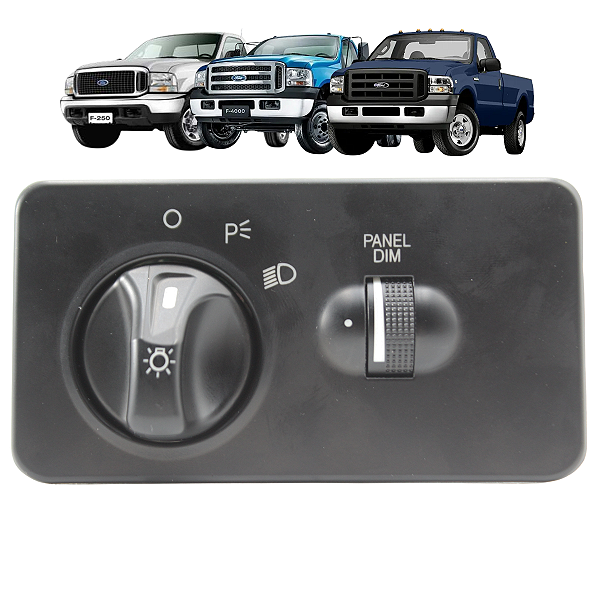 Chave Luz / Farol F250 F350 F4000 1998 99 00 01 02 A 2005
