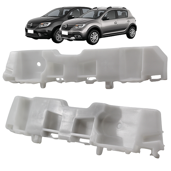 Par Guia Dianteiro Parachoque Logan Sandero 2020 21 22 23 24 25