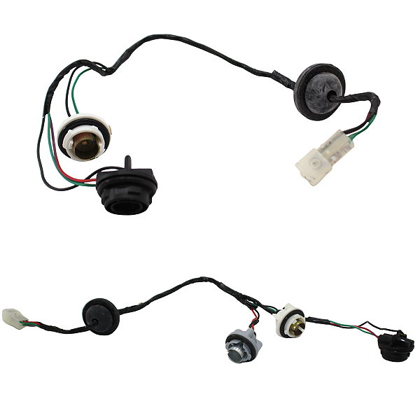 Par Chicote Soquete Lanterna Traseira Kwid 2017 18 19 2020 2021