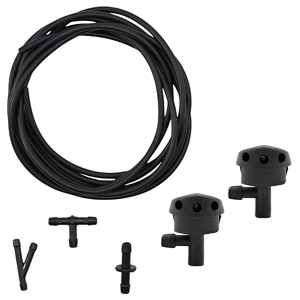 Kit Brucutu Esguicho Parabrisa + Mangueira Celta Prisma