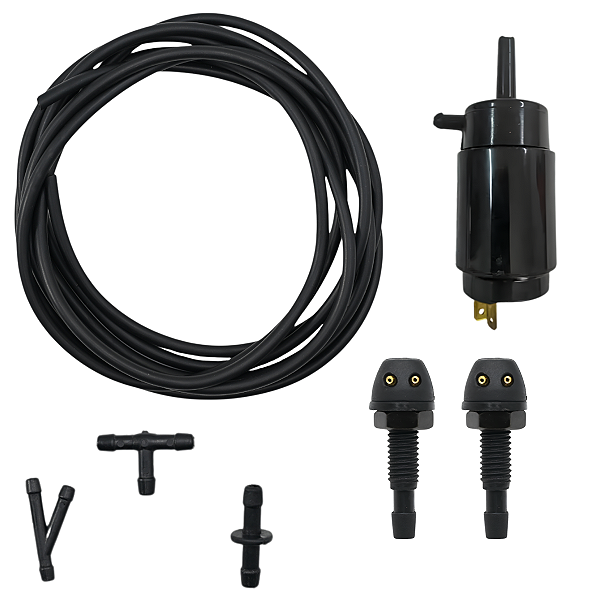 Kit Brucutu Mangueira Bomba Parabrisa Universal Fusca Buggy
