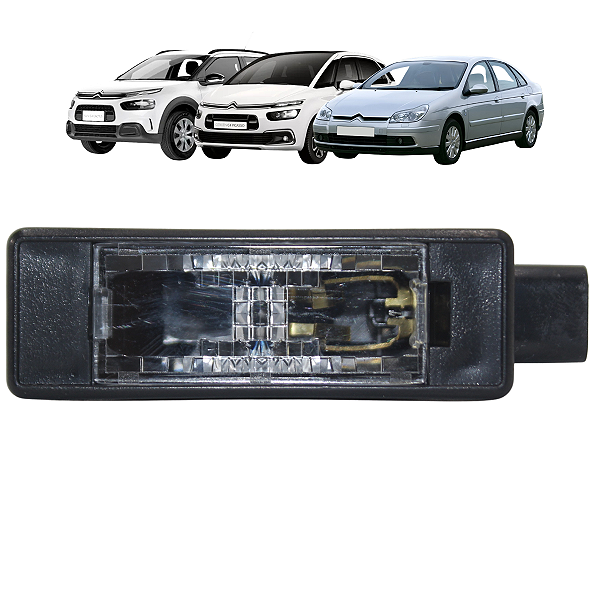 Lanterna Luz Placa Peugeot 2008 208 3008 308 5008 Citroen C4 Cactus C5 DS4