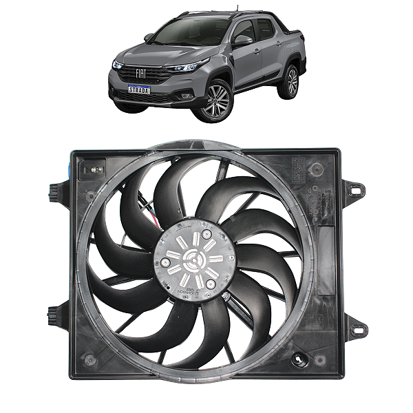 Eletroventilador Radiador Fiat Nova Strada Fiorino 1.3 Mopar