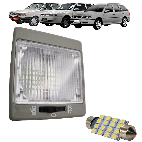 Lanterna Teto Santana Quantum 1991 92 93 94 95 96 Até 2002 Com Led
