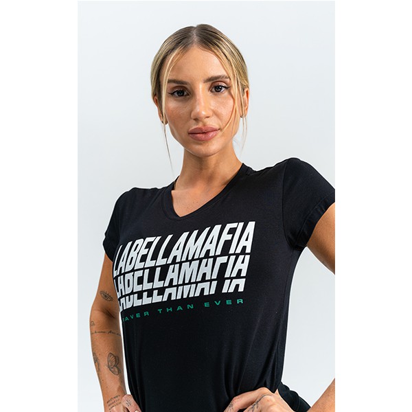 Camiseta Malha Brave Preta Labellamafia