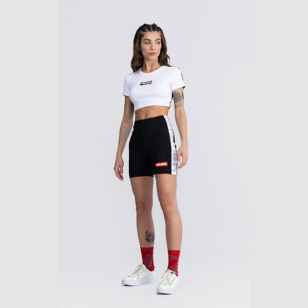 Cropped Must Have Preto/Branco Labellamafia