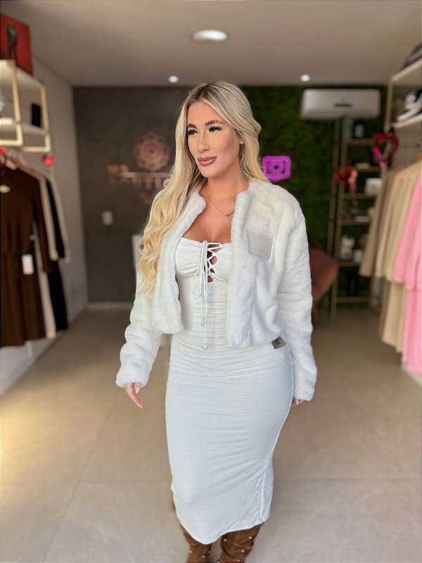 Vestido Tomara que Caia Coluna Maria Gueixa