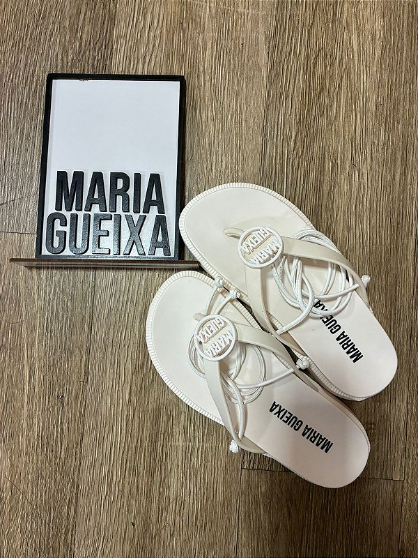 CHINELO LOGO REDONDA TIRA REMOVIVEL MARIA GUEIXA