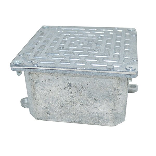 Caixa de Passagem 10x10x06 Alumínio - Stamplac