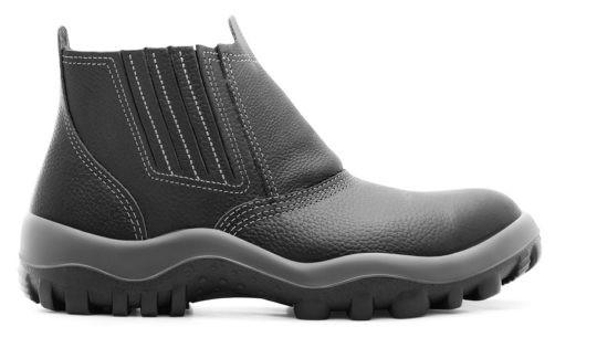 Botina Nitrilica Com Elástico Acolchoada Bico De Pvc Safetline - CA39019