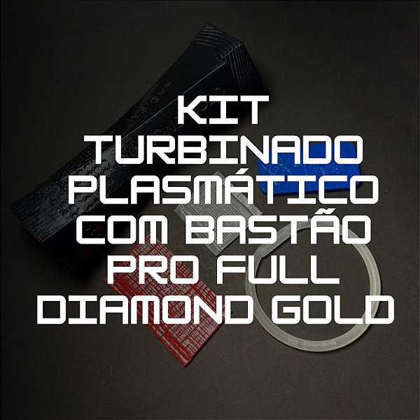Kit Turbinado com Bastão ProFull Quantum DIAMOND GOLD