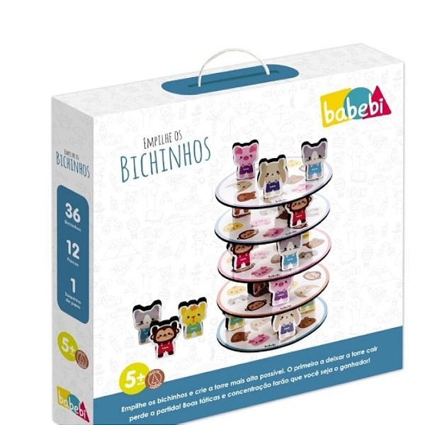 Empilhe os Bichinhos - Babebi - Brinquedo Educativo
