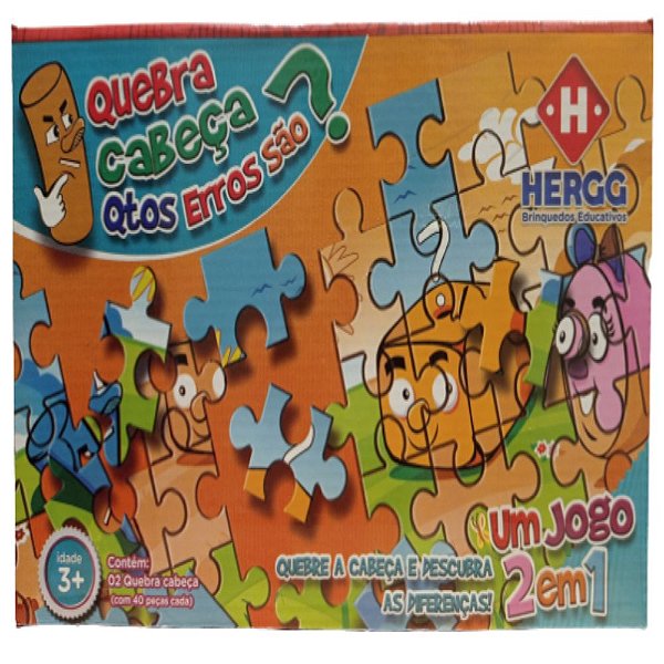 Jogo de quebra-cabeça, brinquedos educativos