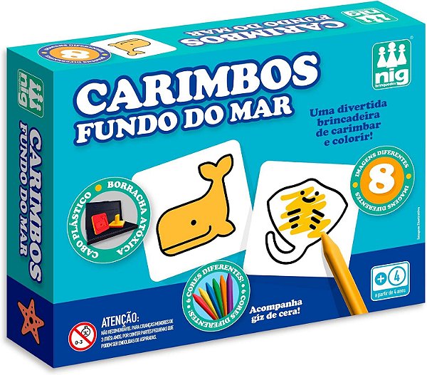 Carimbos Infantil Fundo Do Mar