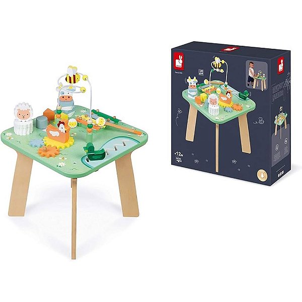 MESA DE ATIVIDADES FAZENDINHA DE MADEIRA