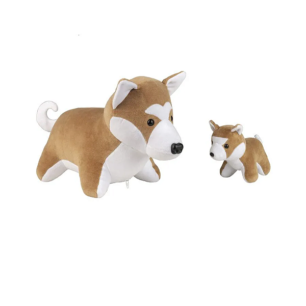 AKITA GRAVIDA COM 1 FILHOTE