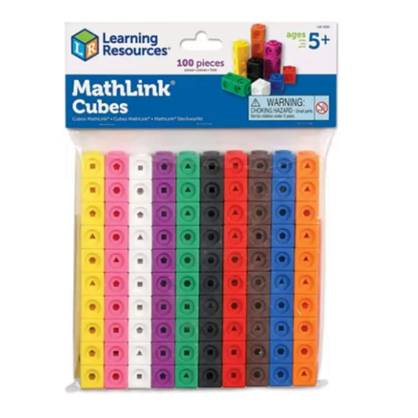 LER4285 - CUBOS MATEMATICOS - KIT COM 100 - MULTICORES - KIT COM100 UNIDADES DE