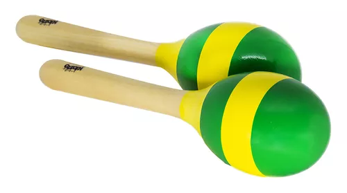 MARACAS EM MADEIRA PAR KIDZZO