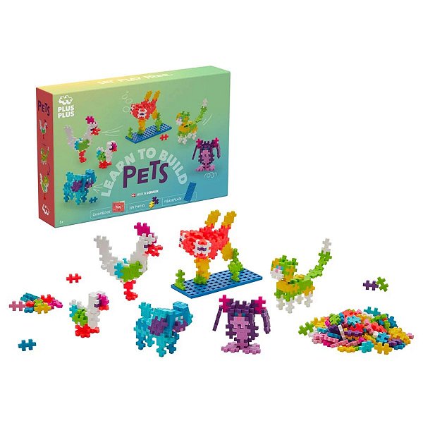 Blocos Plus Plus Pets 275 Peças Educativo Infantil Original