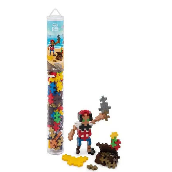 Plus-Plus Tubo 100pcs Piratas