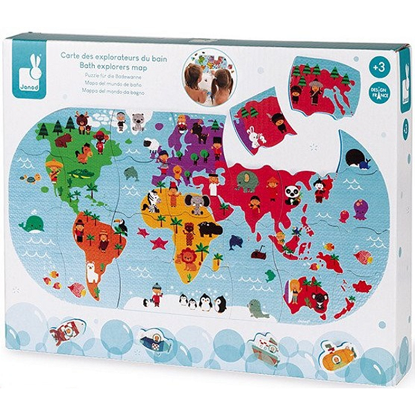 MAPA DOS EXPLORADORES DO BANHEIRO 28 PECAS