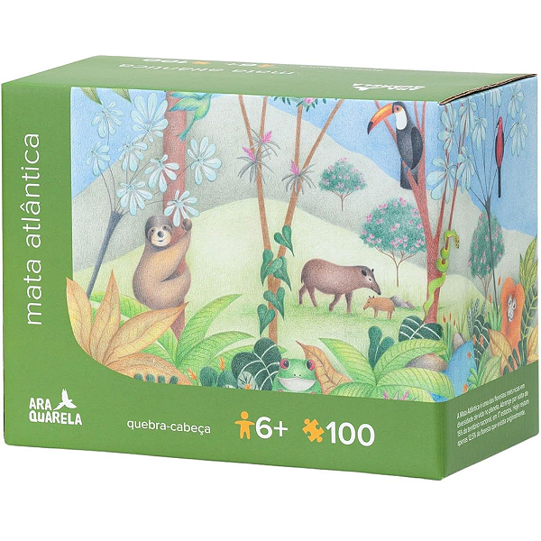 Quebra-Cabeca Mata Atlantica 100 pecas