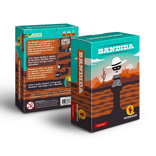 Jogo De Cartas Educativo Bandida