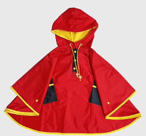 Capa De Chuva Lisa Triple Color Vermelha TAM: G