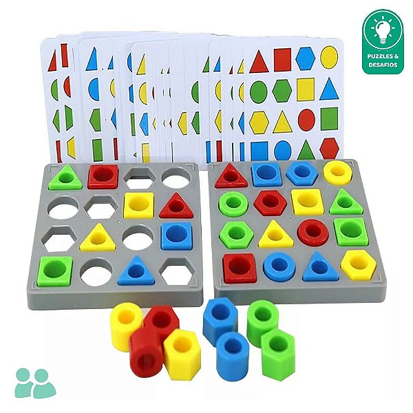 Shape Matching D&C 64pcs Encaixe de Formas e Cores
