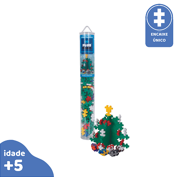 PlusPlus Tubo Pinheiro de Natal 100pcs Brinquedo Montar