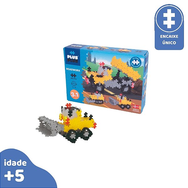 Plus-Plus Mini 3em1 Construção Basic Montar 220pcs