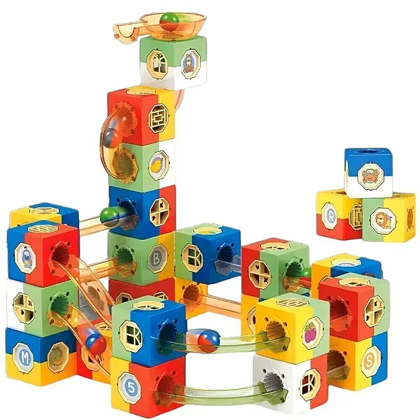 Pista Cano de Bolinhas Educativo 196 Peças Coloridas