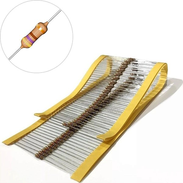 Resistor 470R Cr25 1/4W 5% - Pacote Com 100 Peças